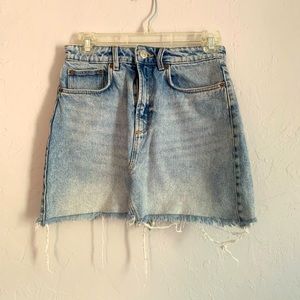 ZARA Denim Mini Skirt